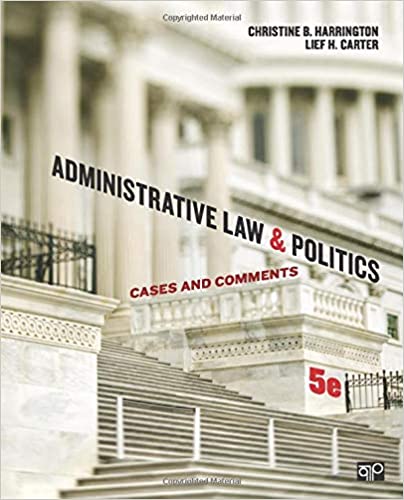 Administrative Law and Politics: Cases and Comments (5th Edition) - Epub + Converted pdf